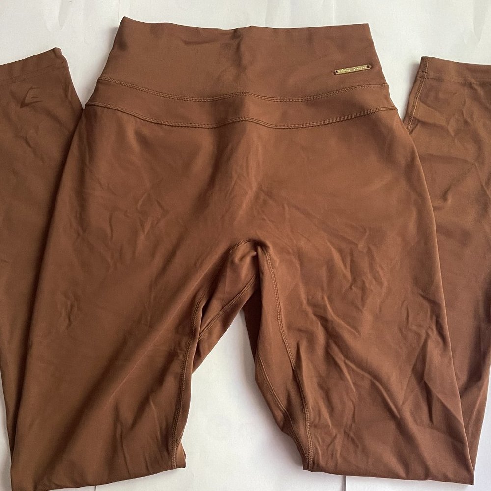 Gymshark x Whitney Simmons Leggings in Dandelion Brown in S